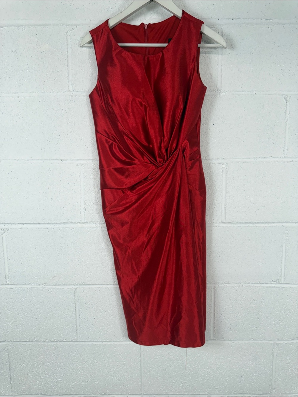 Mia Bella Coctail Dress Small Red 38 Sleeveless